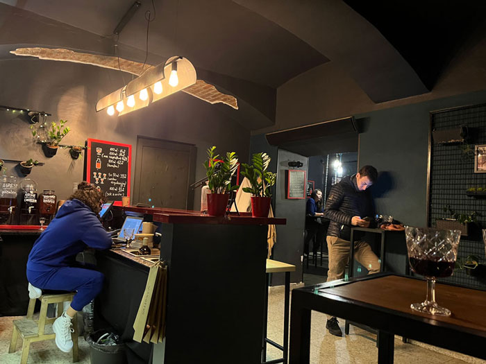 Inside of Bar Wisnioffka