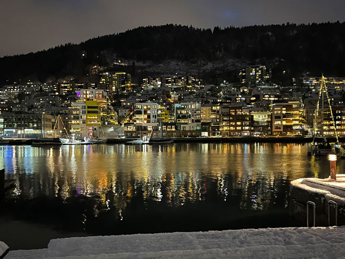 Heit Bergen Sauna to warm up