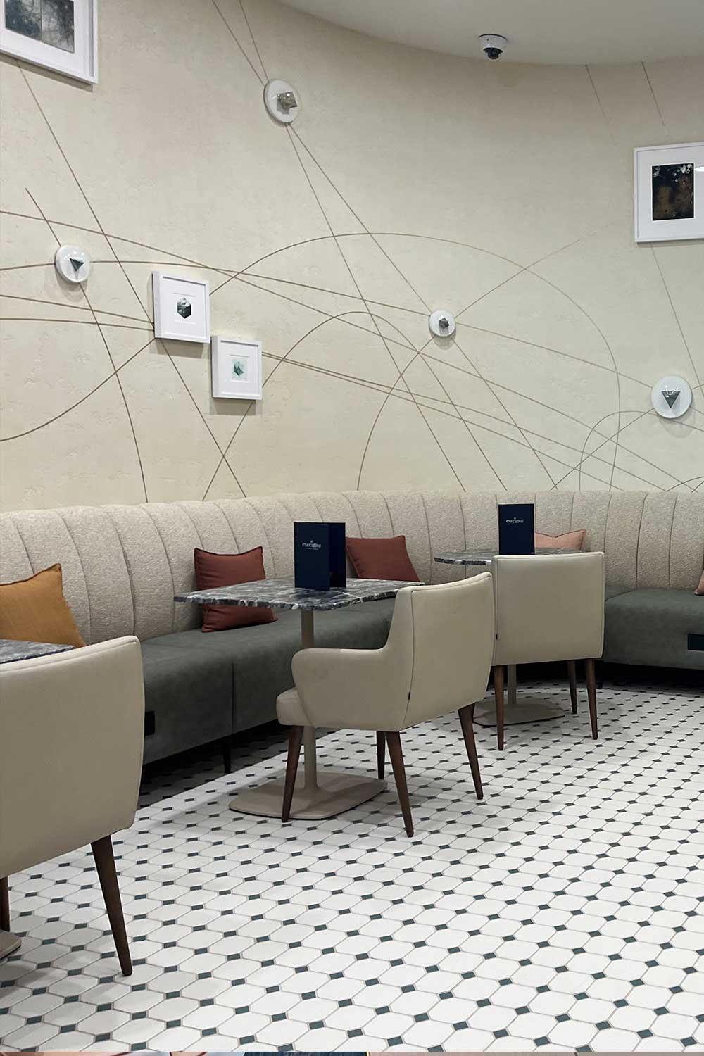 the quiet area at the back of the Executive by Escape Lounges