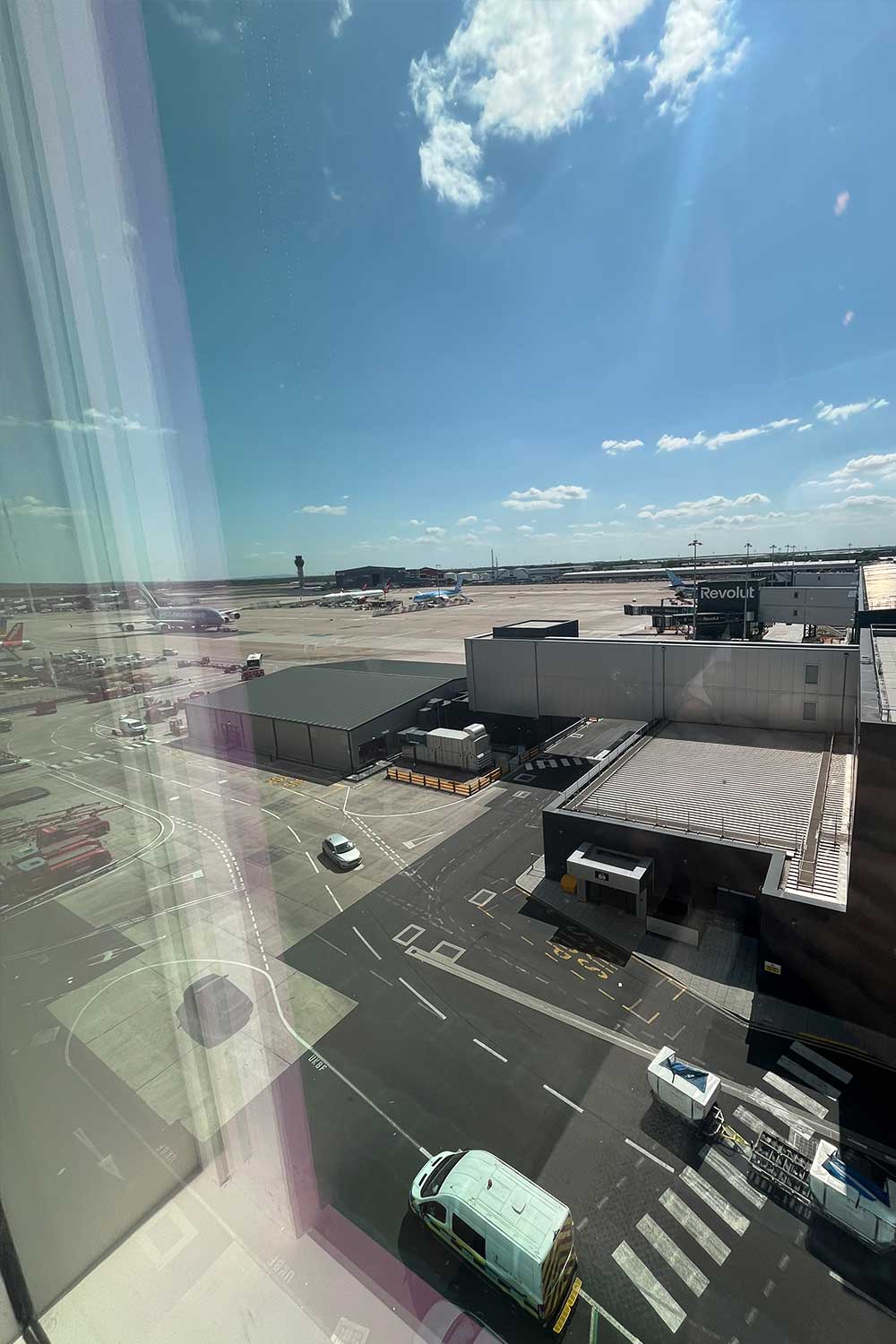 The view from the new executive lounge