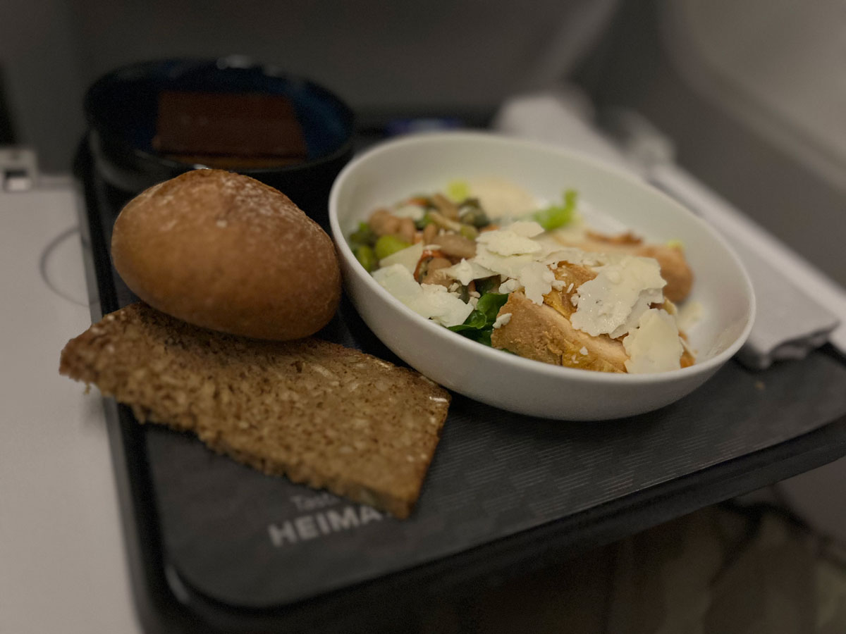 The Lufthansa in flight meal