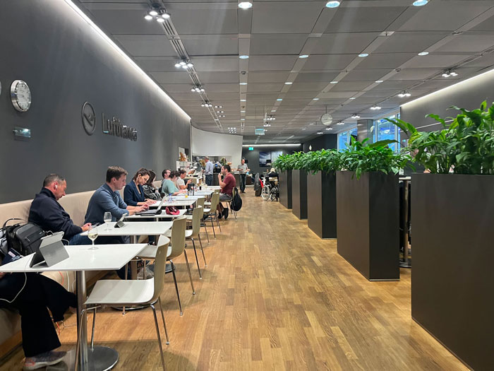 The Lufthansa Munich Business Class Lounge